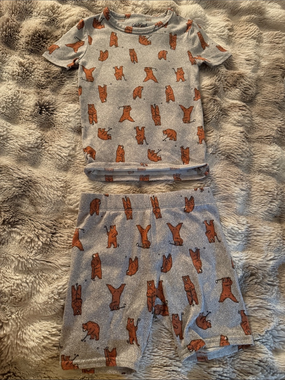 Cat and Jack Golfing Bear PJ set